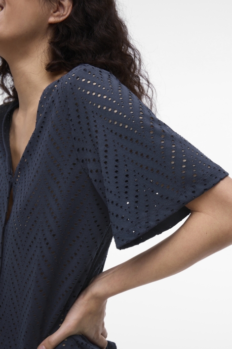 Vila videlaia v-neck s/s shirt/pb
